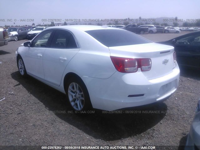 1G11D5RR3DF106607 - 2013 CHEVROLET MALIBU 1LT 白色 照片 3