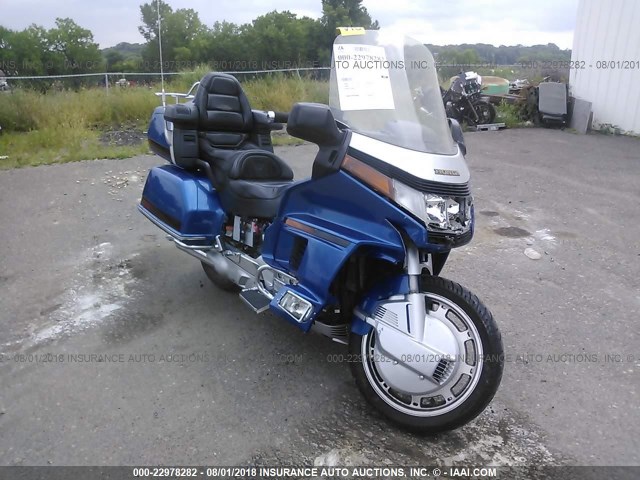 1HFSC2273NA400096 - 1992 HONDA GL1500 I BLUE photo 1