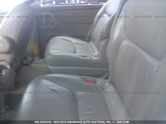 5TDZA22C05S246946 - 2005 TOYOTA SIENNA XLE/XLE LIMITED WHITE photo 8