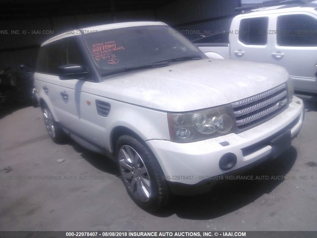 SALSH23456A966982 - 2006 LAND ROVER RANGE ROVER SPORT SUPERCHARGED WHITE photo 1