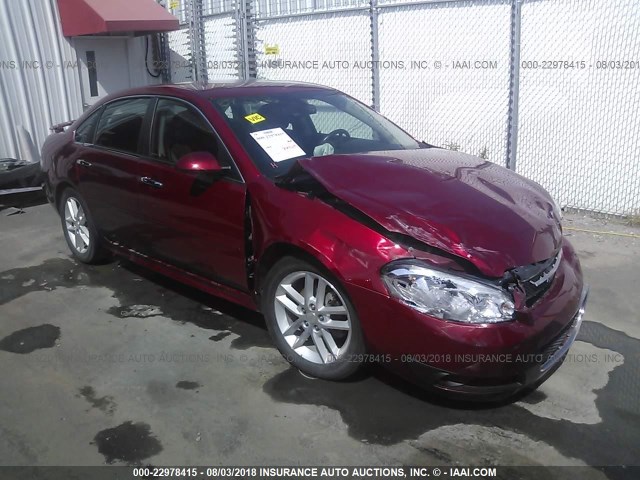 2G1WC5E32E1108920 - 2014 CHEVROLET IMPALA LIMITED LTZ RED photo 1