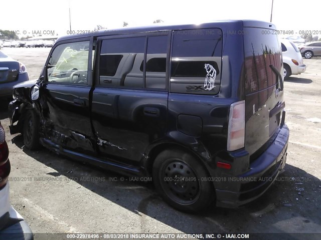 JTLKT334350214752 - 2005 TOYOTA SCION XB Tünd mavi foto 3