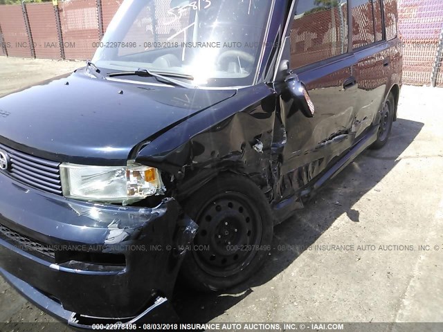 JTLKT334350214752 - 2005 TOYOTA SCION XB Tünd mavi foto 6