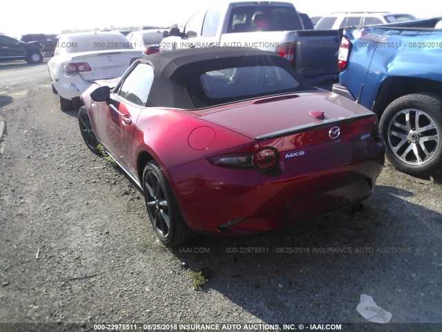 JM1NDAC71G0102975 - 2016 MAZDA MX-5 MIATA CLUB RED photo 3