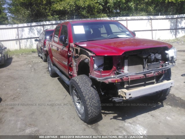3TMLU4ENXDM131680 - 2013 TOYOTA TACOMA DOUBLE CAB 红色 照片 1