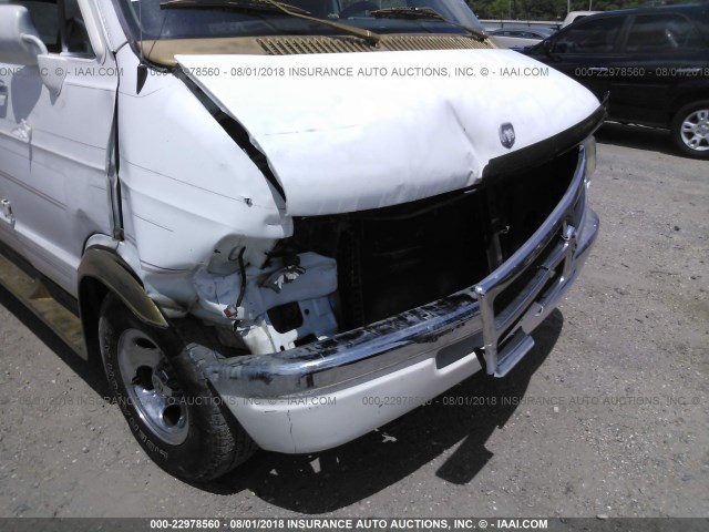 2B6HB21Y8VK554331 - 1997 DODGE RAM VAN B2500 WHITE photo 6