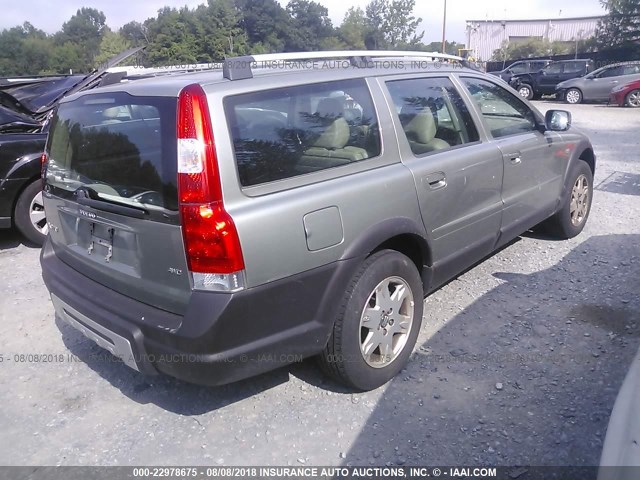 YV4SZ592361230504 - 2006 VOLVO XC70 GREEN photo 4