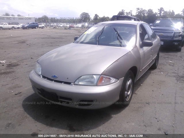 1G1JC524X27418593 - 2002 CHEVROLET CAVALIER CNG BEIGE photo 6