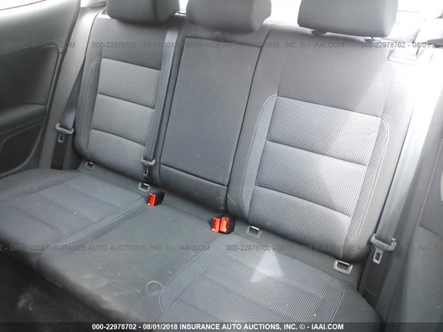 WVWAB7AJ4BW196992 - 2011 VOLKSWAGEN GOLF BLUE photo 8