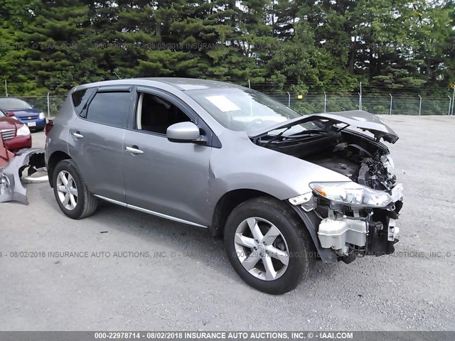 JN8AZ1MU1AW005563 - 2010 NISSAN MURANO S/SL/LE GRAY photo 1