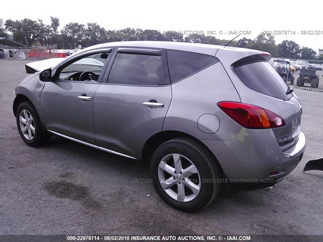 JN8AZ1MU1AW005563 - 2010 NISSAN MURANO S/SL/LE GRAY photo 3