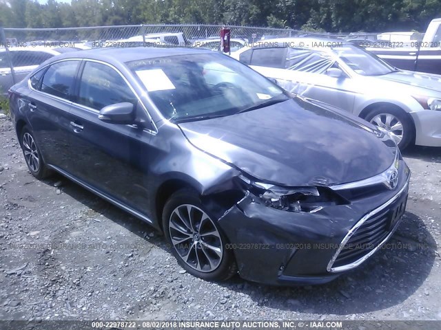4T1BK1EB1GU198332 - 2016 TOYOTA AVALON XLE PLUS/PREMIUM/TOUR/LTD GRAY photo 1