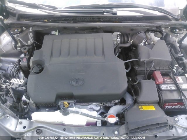 4T1BK1EB1GU198332 - 2016 TOYOTA AVALON XLE PLUS/PREMIUM/TOUR/LTD GRAY photo 10