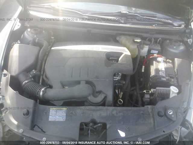 1G1ZH57B29F249746 - 2009 CHEVROLET MALIBU 1LT 绿色 照片 10