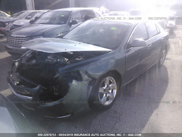 1G1ZH57B29F249746 - 2009 CHEVROLET MALIBU 1LT 绿色 照片 2