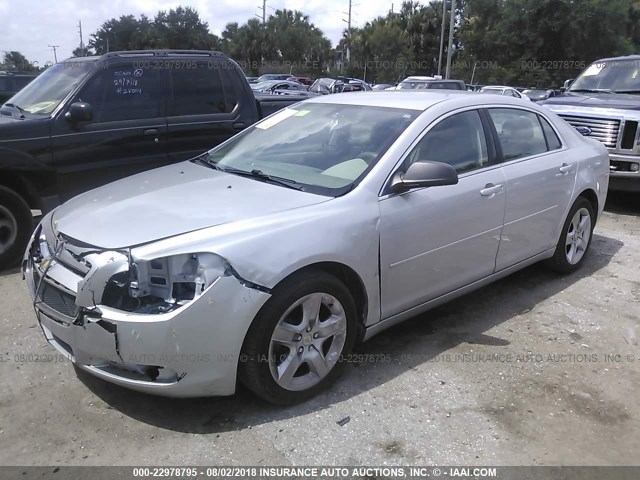 1G1ZB5E13BF117838 - 2011 CHEVROLET MALIBU LS Gümüş foto 2