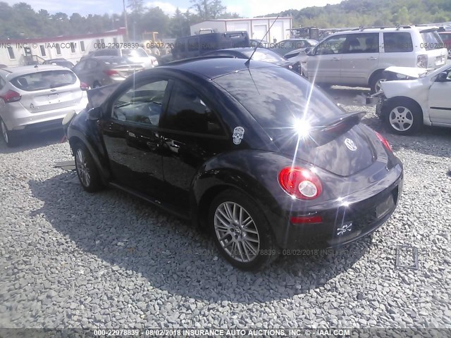 3VWRW31C07M514709 - 2007 VOLKSWAGEN NEW BEETLE 2.5L OPTION PACKAGE 1 BLACK photo 3