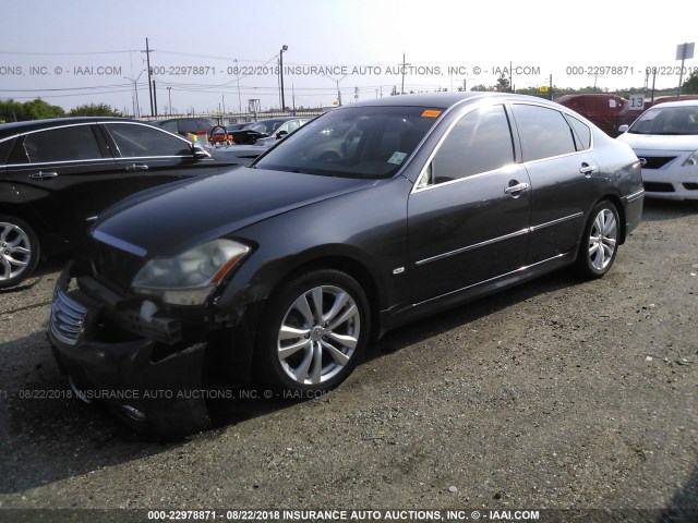 JN1CY0AP1AM911646 - 2010 INFINITI M35 SPORT GRAY photo 2