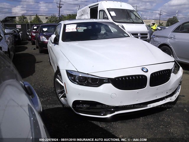 WBA4J3C55JBL04872 - 2018 BMW 430XI GRAN COUPE WHITE photo 1