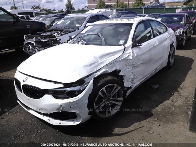 WBA4J3C55JBL04872 - 2018 BMW 430XI GRAN COUPE 白色 照片 2