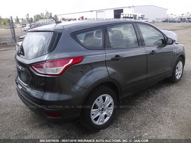 1FMCU0F75GUB67894 - 2016 FORD ESCAPE S GRAY photo 4