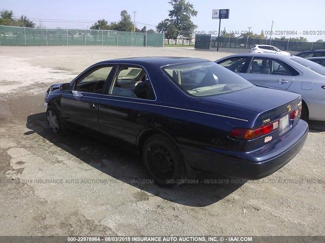 4T1BF22K2VU919267 - 1997 TOYOTA CAMRY CE/LE/XLE 蓝色 照片 3