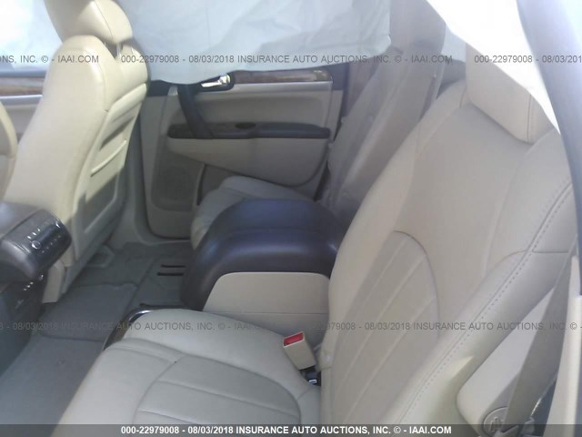 5GAKVBED6BJ100037 - 2011 BUICK ENCLAVE CXL მუქი ყავისფერი ფოტო 8