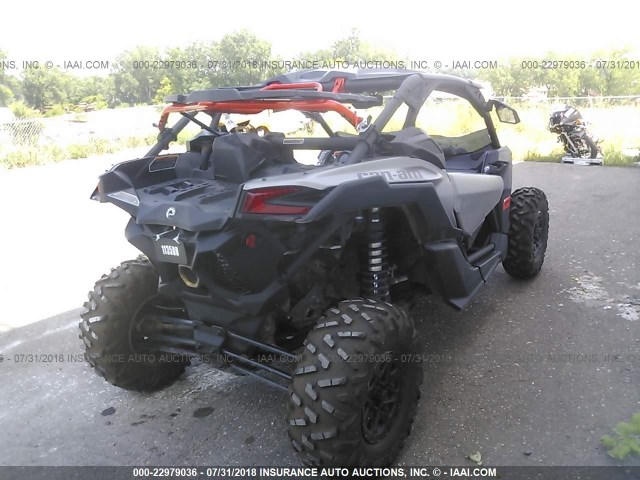 3JBVDAW44JK000560 - 2018 CAN-AM MAVERICK X3 X DS TURBO R GRAY photo 4