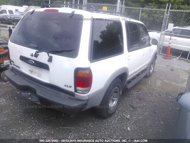 1FMDU72X4YZB33646 - 2000 FORD EXPLORER XLS WHITE photo 4