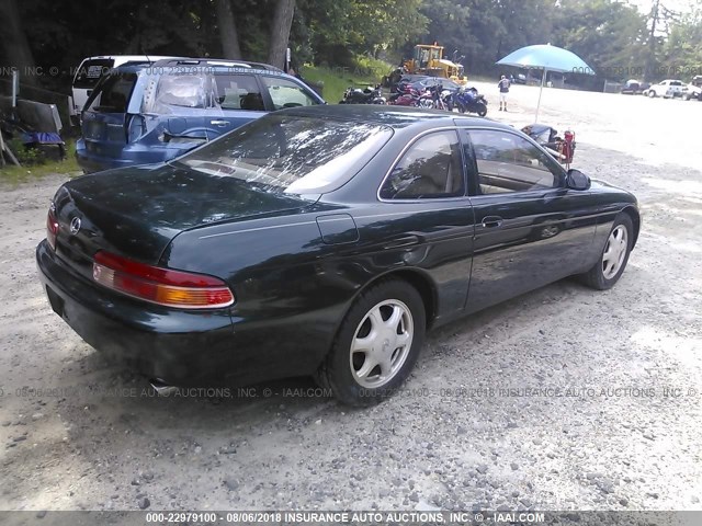 JT8JZ31C7S0030280 - 1995 LEXUS SC 300 GREEN photo 4