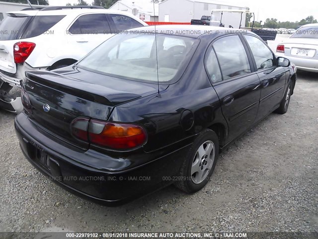 1G1NE52J53M600433 - 2003 CHEVROLET MALIBU LS BLACK photo 4