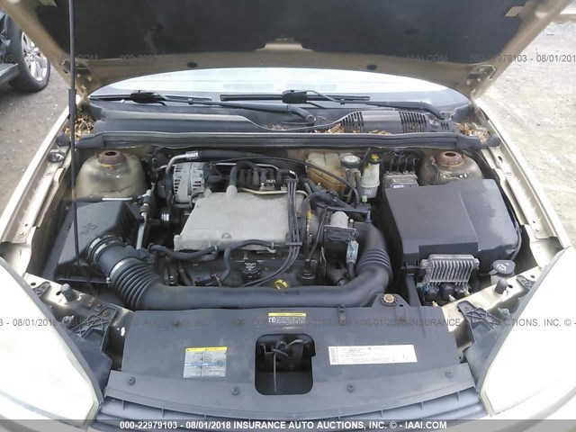 1G1ZT54815F142026 - 2005 CHEVROLET MALIBU LS 棕色 照片 10
