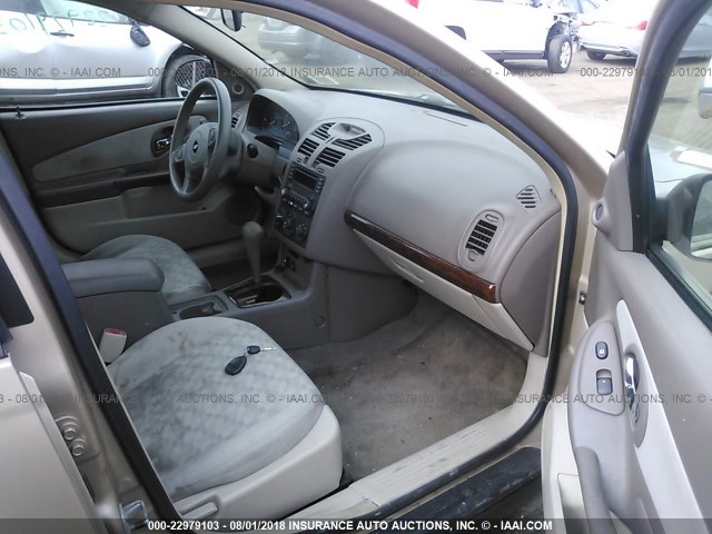 1G1ZT54815F142026 - 2005 CHEVROLET MALIBU LS 棕色 照片 5