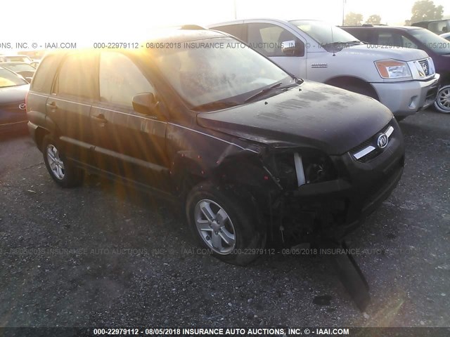 KNDJE723497611661 - 2009 KIA SPORTAGE LX/EX BLACK photo 1