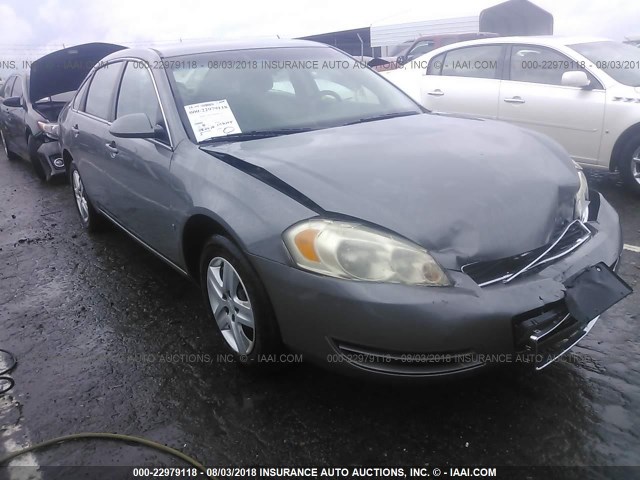 2G1WB58K589264347 - 2008 CHEVROLET IMPALA LS GRAY photo 1