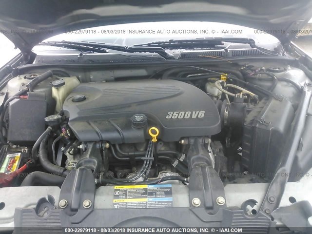 2G1WB58K589264347 - 2008 CHEVROLET IMPALA LS GRAY photo 10