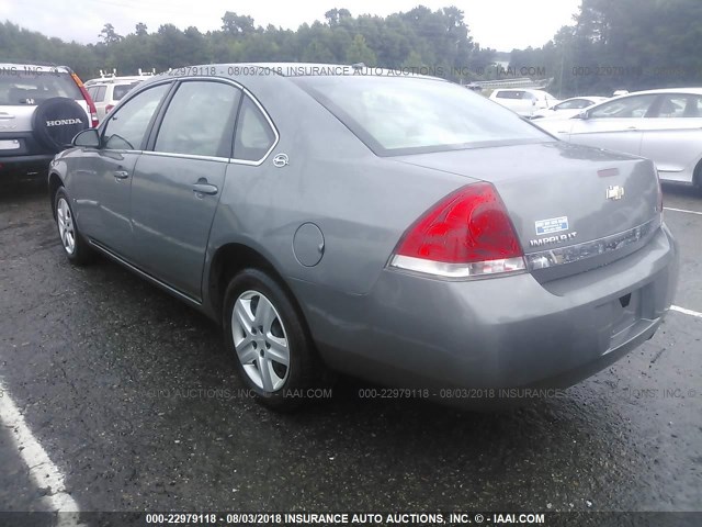 2G1WB58K589264347 - 2008 CHEVROLET IMPALA LS GRAY photo 3