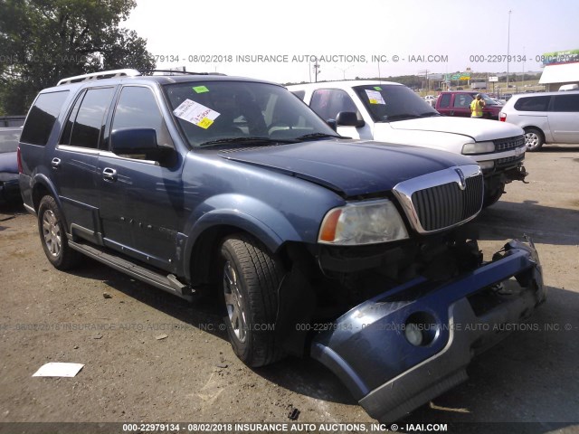 5LMFU27R74LJ05260 - 2004 LINCOLN NAVIGATOR BLUE photo 1