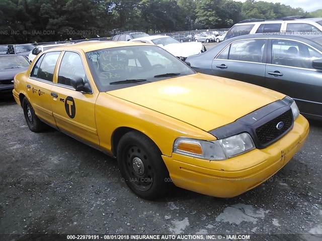 2FABP7AVXBX166284 - 2011 FORD CROWN VICTORIA S YELLOW photo 1