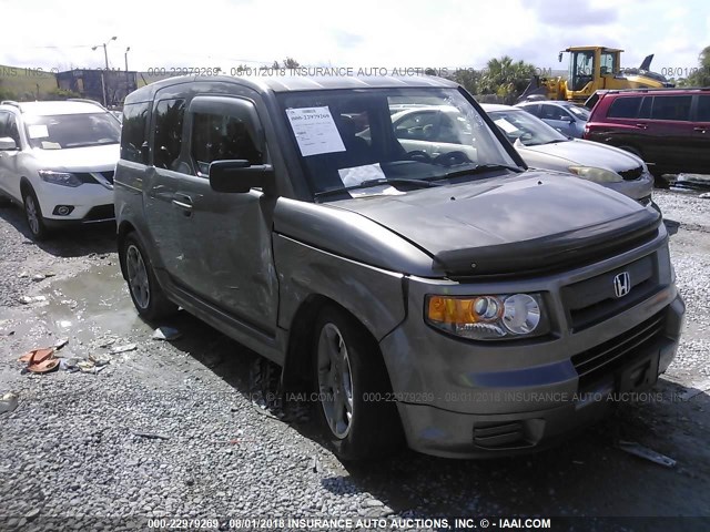 5J6YH18977L002707 - 2007 HONDA ELEMENT SC GRAY photo 1