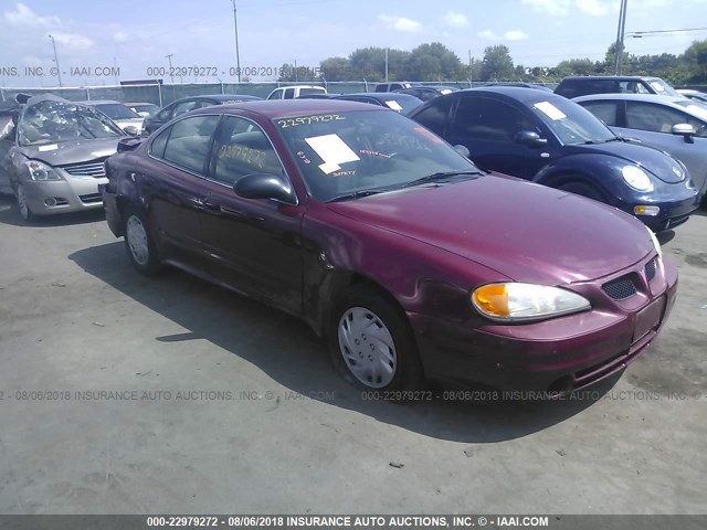 1G2NE52F54M692572 - 2004 PONTIAC GRAND AM SE RED photo 1