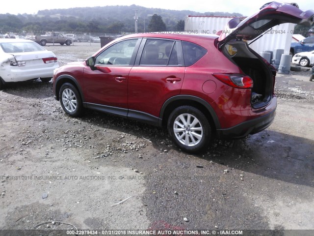 JM3KE2CE0D0160180 - 2013 MAZDA CX-5 TOURING MAROON photo 3