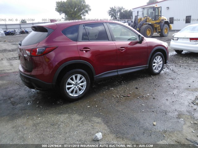 JM3KE2CE0D0160180 - 2013 MAZDA CX-5 TOURING Каштановый фото 4
