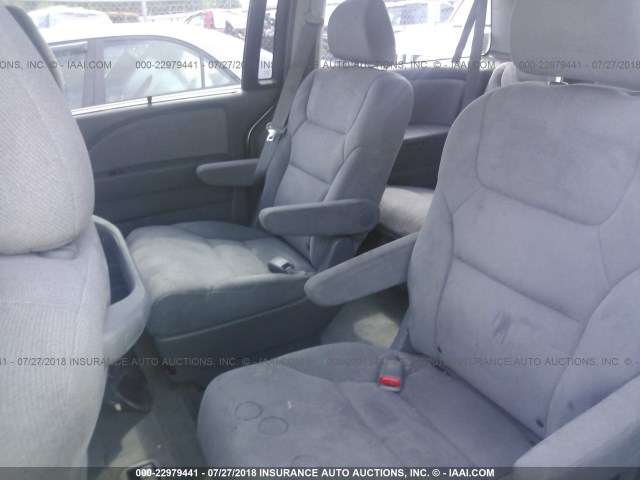 5FNRL38496B128853 - 2006 HONDA ODYSSEY EX BLUE photo 8