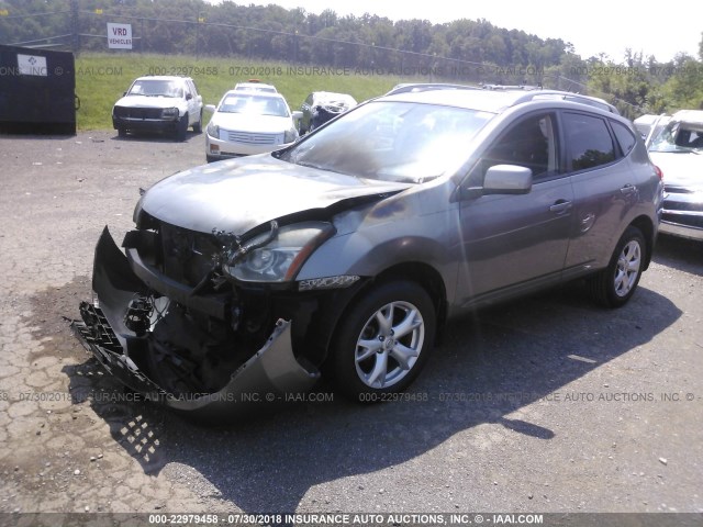 JN8AS58T98W018374 - 2008 NISSAN ROGUE S/SL GRAY photo 2