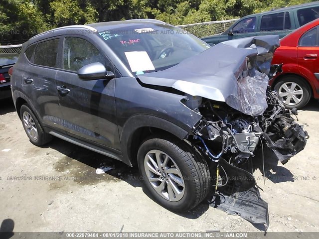 KM8J33A48JU668844 - 2018 HYUNDAI TUCSON GRAY photo 1