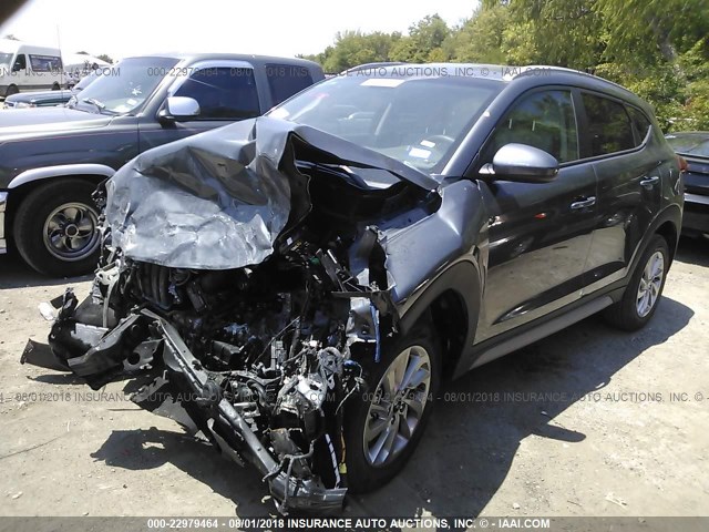 KM8J33A48JU668844 - 2018 HYUNDAI TUCSON GRAY photo 2