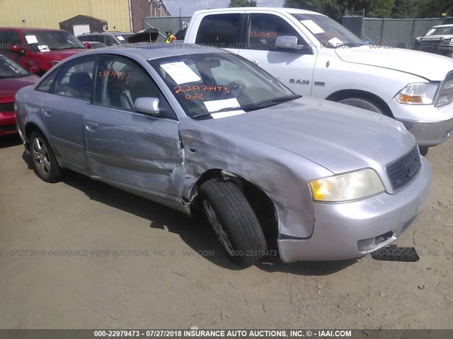 WAULD64B22N087967 - 2002 AUDI A6 2.7T QUATTRO SILVER photo 1