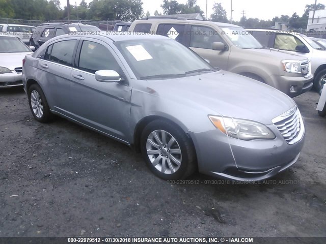 1C3CCBBG4EN144921 - 2014 CHRYSLER 200 TOURING GRAY photo 1