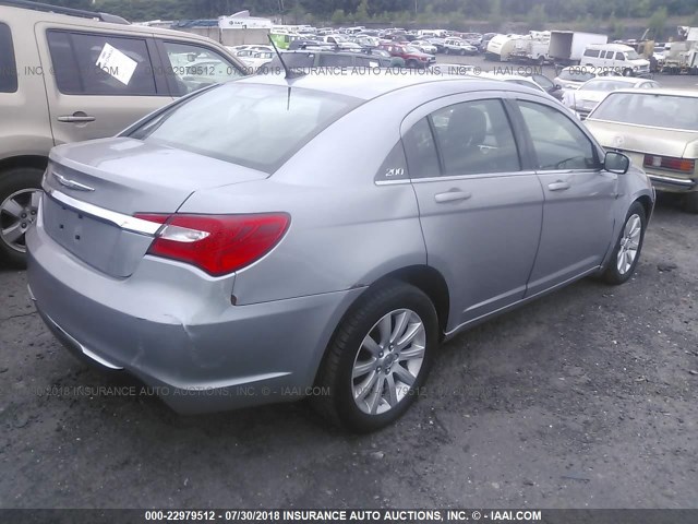 1C3CCBBG4EN144921 - 2014 CHRYSLER 200 TOURING GRAY photo 4